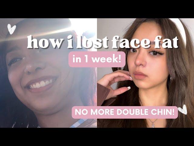How to Lose Face Fat and Double Chin