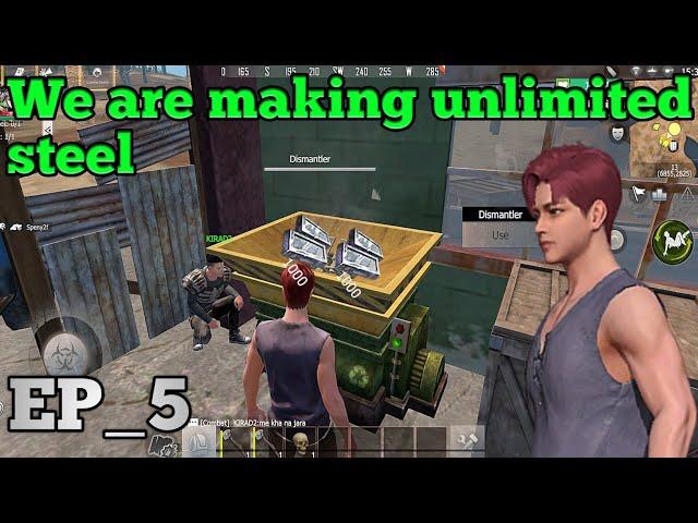 We Are Making Unlimited Steel Spare EP_5 || Last Day Rules Survival Hindi Gameplay #tranding