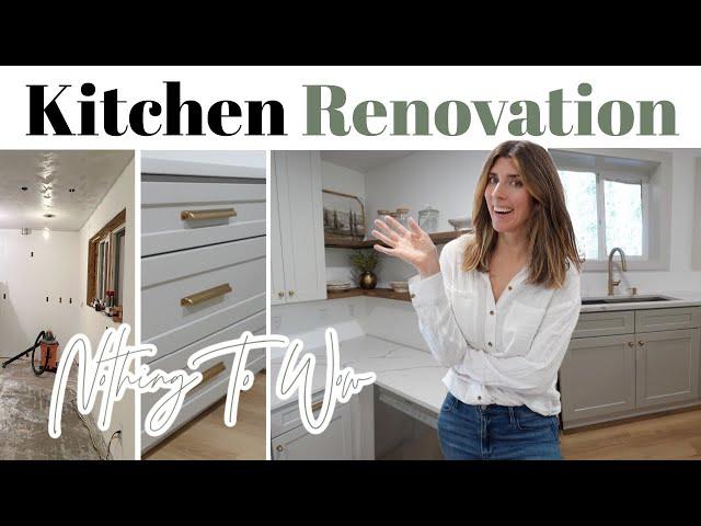 Modern Cottage Kitchen Renovation Part 2 / Huge Kitchen Remodel Makeover 2024