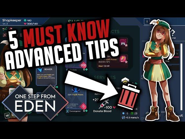 5 EXPERT Tips and Tricks | One Step From Eden Guide