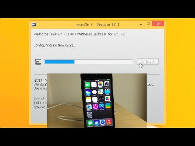 How to jailbreak iOS 7 with evasi0n using Windows (configuring system 2/2 fix)