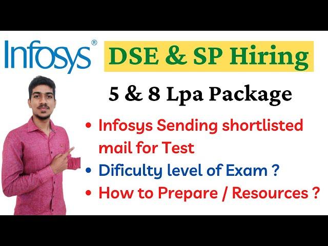 Infosys DSE & SP Role | How to Prepare for SP & DSE Role | Difficulty Level | DSE & SP Test Pattern