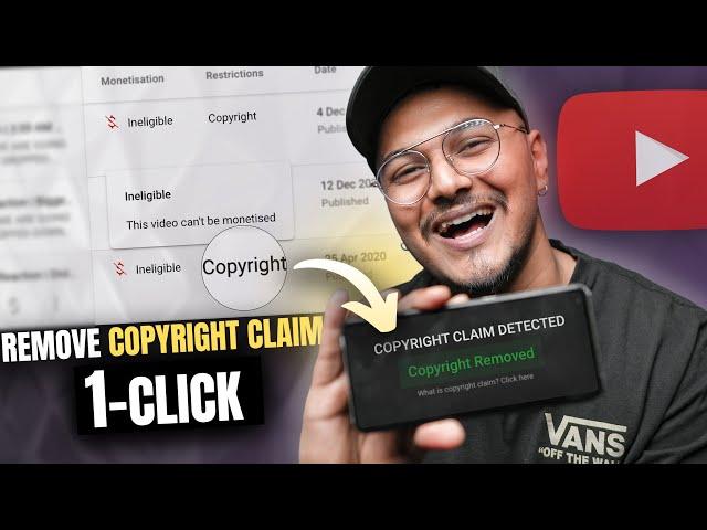 How To Remove Copyright Claim on YouTube (Easy Method) | Copyright Claim गायब हो जाएगा 