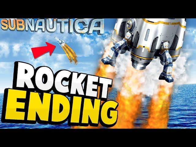 THE END OF SUBNAUTICA! Neptune Rocket Crafting & Ending Explained - Subnautica Update