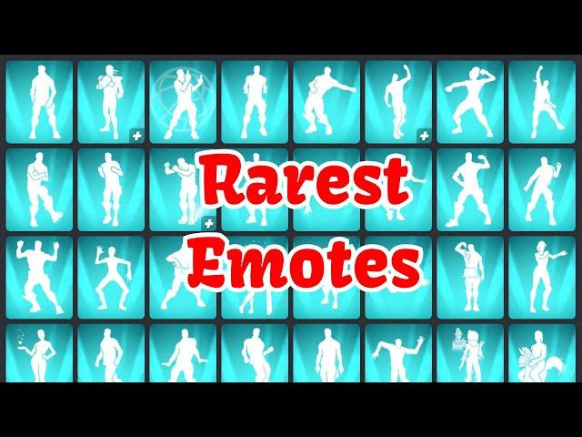 Top 10 *RAREST* Icon Series Emotes In Fortnite