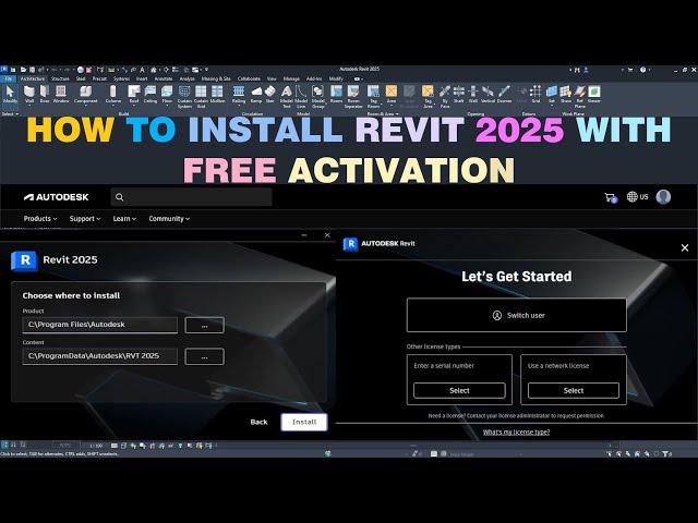 Install Revit 2025 | Free Activation