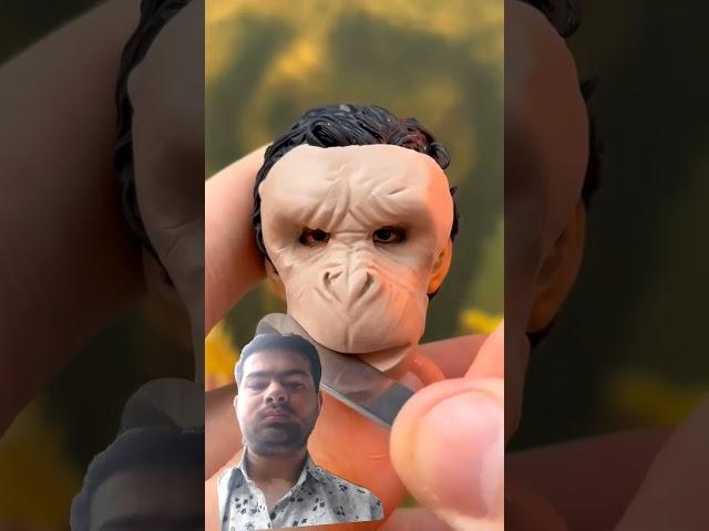 #monkey #clay #makeup #sculpture #animals #tamil #diy #indian #india #hindi #shots #video #song