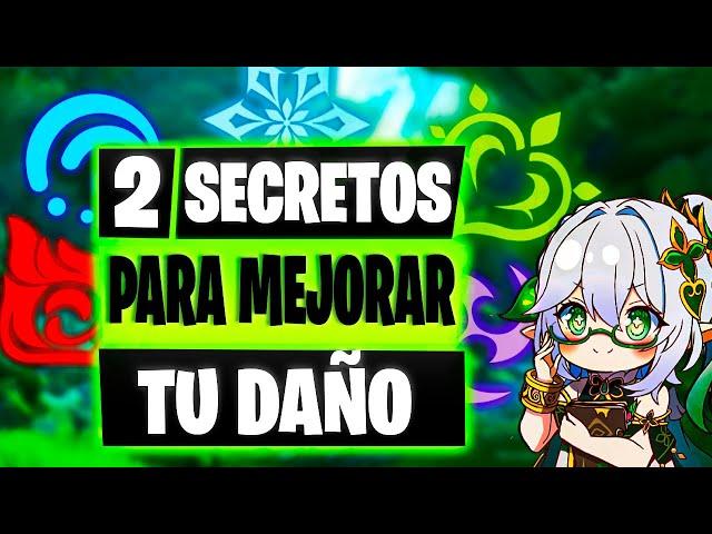 LOS 2 SECRETOS QUE NO CONOCÍAS PARA MEJORAR TU DAÑO | GENSHIN IMPACT