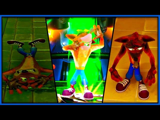 Crash Bandicoot N. Sane Trilogy 1, 2 & 3 - All (Crash Bandicoot) Death Animations 4K