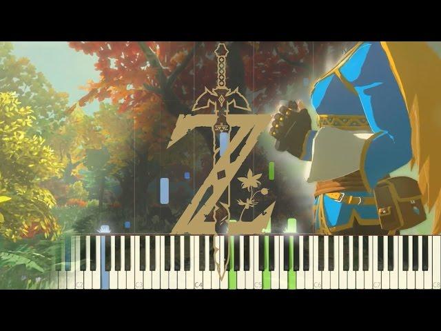 The Legend of Zelda: Breath of the Wild - "Life in the Ruins" Trailer Music - Piano (Synthesia)