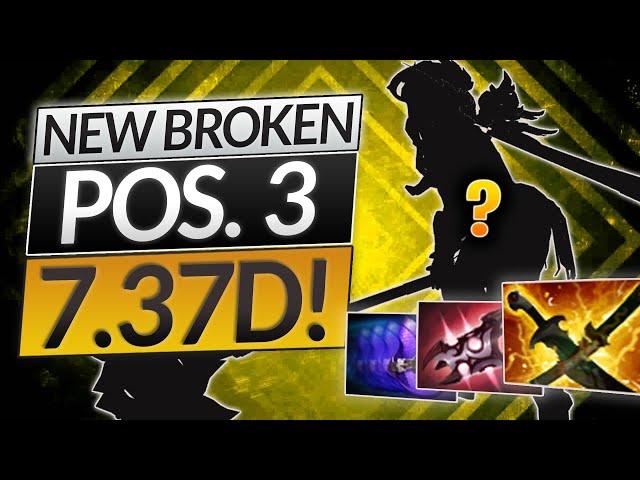 NEW BROKEN Position 3 in 7.37d - Big Monster Rising in the Meta - Dota 2 Dawnbreaker Guide