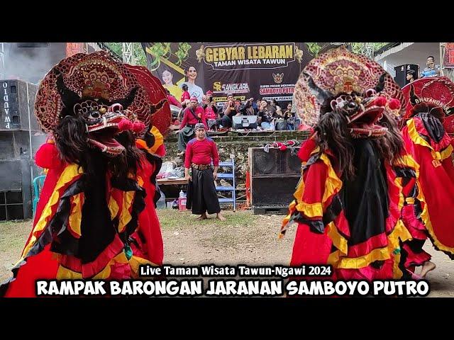 Rampak Barongan Jaranan SAMBOYO PUTRO Live Taman Wisata Tawun Ngawi