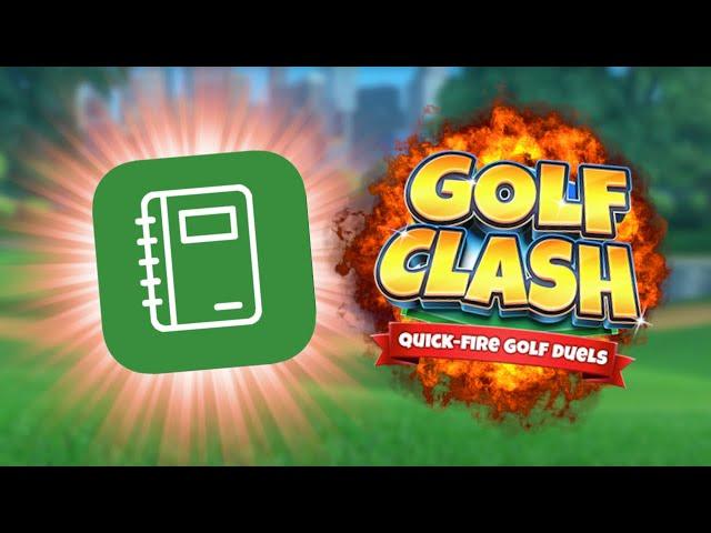 How to Play Golf Clash - with Notebook for Golf Clash!