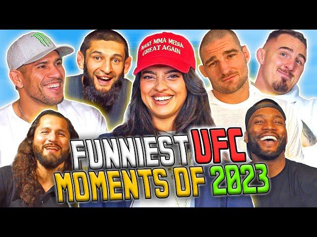 Funniest UFC moments of 2023 FT. Khamzat Chimaev, Sean Strickland, Alex Pereira, Jon Jones & more!