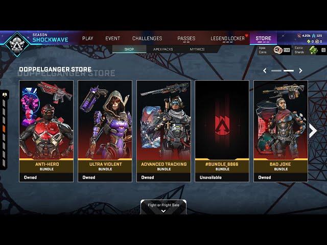 Apex Legends: Doppelgangers Store Update