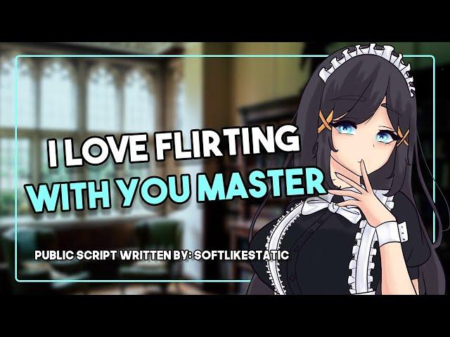 Your Flirty Maid Has More Than One Confession To Make (ASMR Roleplay) [F4M] [Flirting]