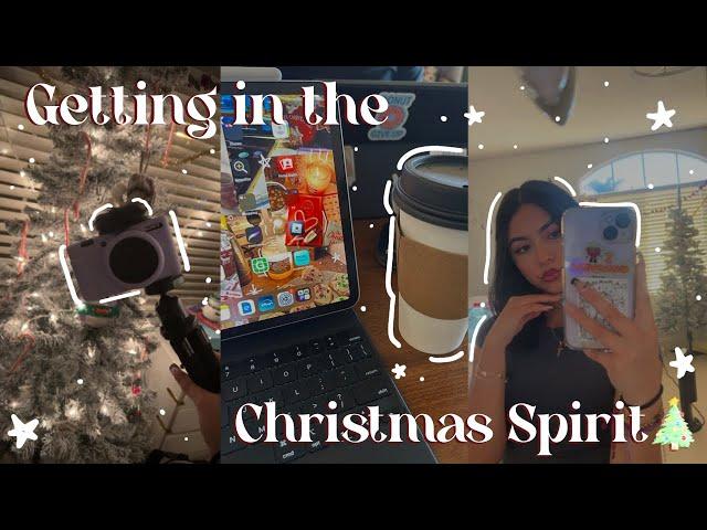 COZY winter vlog: getting into the holiday spirit ️ decorating, baking, watching Xmas movies