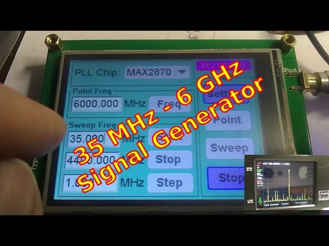 35 MHz to 6 GHz Signal Generator