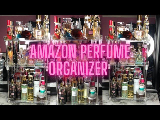 MUST HAVE $30 AMAZON PERFUME ORGANIZER!!! + PERFUME ORGANIZATION !