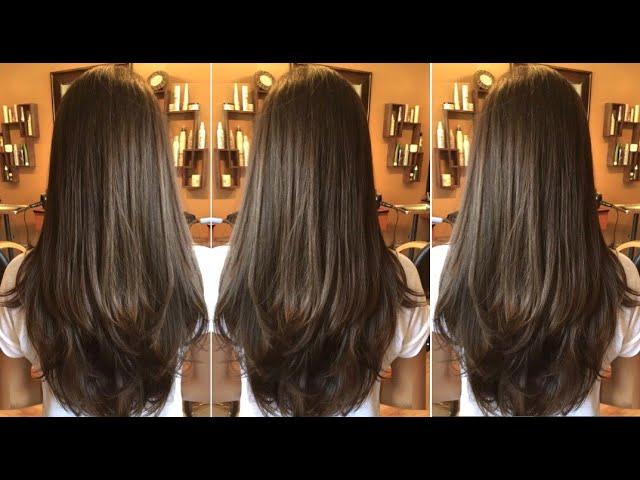 Simple Long Layers Haircut Women Full Tutorial Steps & How to cut Perfect Layers