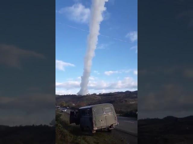 Armenian BM-30 Smerch on action, footage from 3 weeks ago