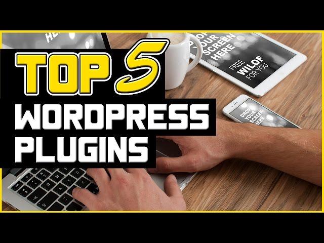 TOP 5 Plugins For WordPress - Crazy Plugins!