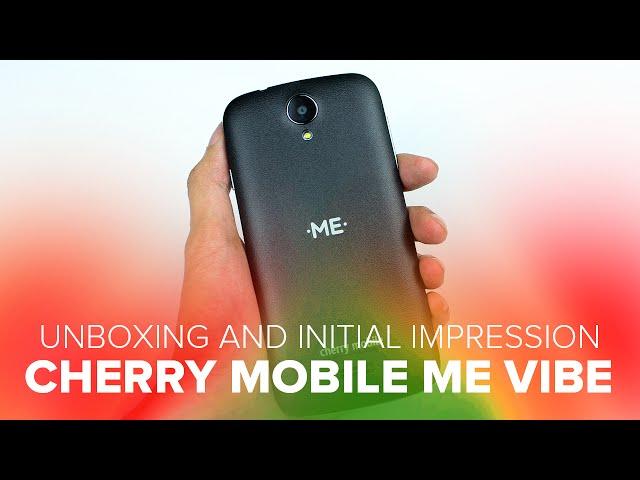 Cherry Mobile Me Vibe Unboxing and Initial Impression