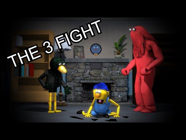 The 3 Fight (SFM DHMIS Animation)