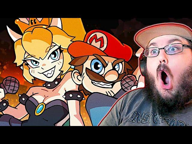 BOWSETTE in 23 Animation Styles! ■ HUGE Collab ■ The Chalkeaters' Mario Song Remake REACTION!!!