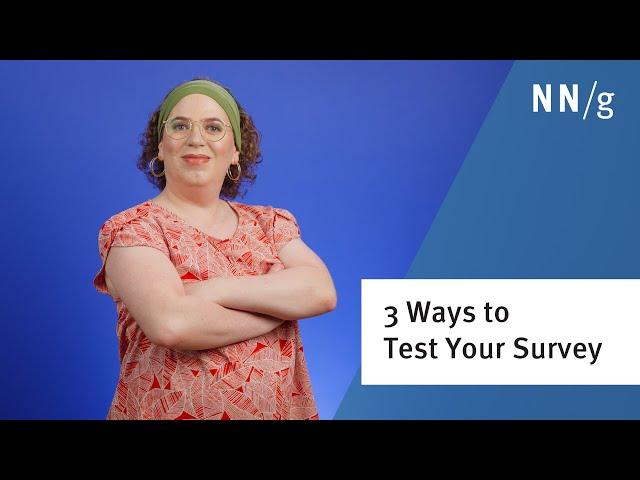 3 Ways to Test Your Survey