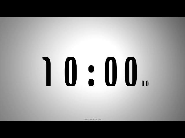 10 minutes COUNTDOWN TIMER with voice announcement every minute