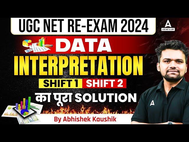 DATA INTERPRETATION FOR UGC NET 2024 EXAM | DATA INTERPRETATION By Abhishek Kaushik