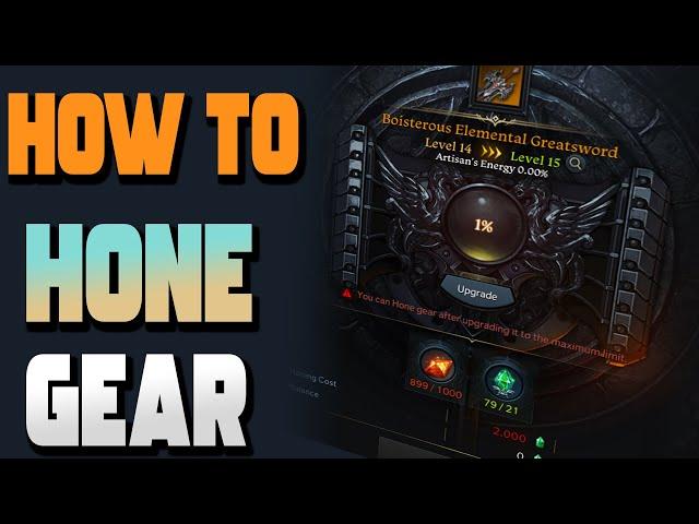 How To Hone Gear Correctly | Honing Guide Lost Ark