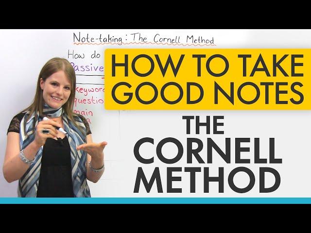 How to study efficiently: The Cornell Notes Method