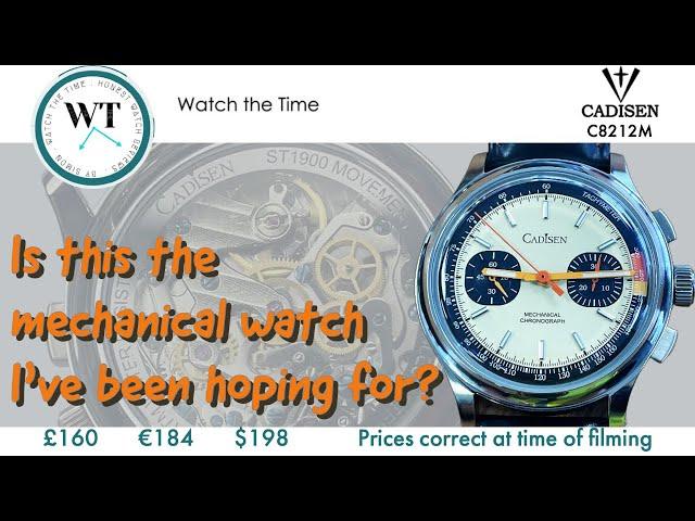 Cadisen (C8212M) | The Mechanical watch I’ve been HOPING for?? | Their BEST watch?? | AliExpress