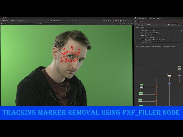 Nuke VFX Tutorial: Tracking Marker Removal using PxF_Filler node [HINDI] class _ 12