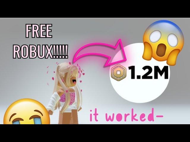 HOW TO GET FREE ROBUX* (2024)