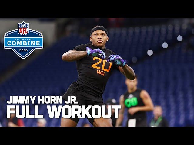 Jimmy Horn Jr.'s 2025 NFL Scouting Combine workout