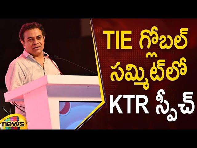 Minister KTR Speech In TiE Global Summit 2022 At HICC | Hyderabad | Telangana News | Mango News