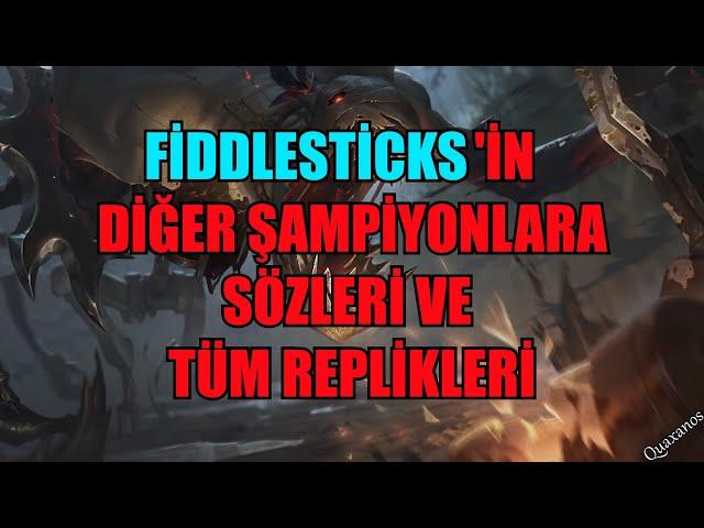 Fiddlesticks'in Diğer Şampiyonlara (ve Tüm) Replikleri!