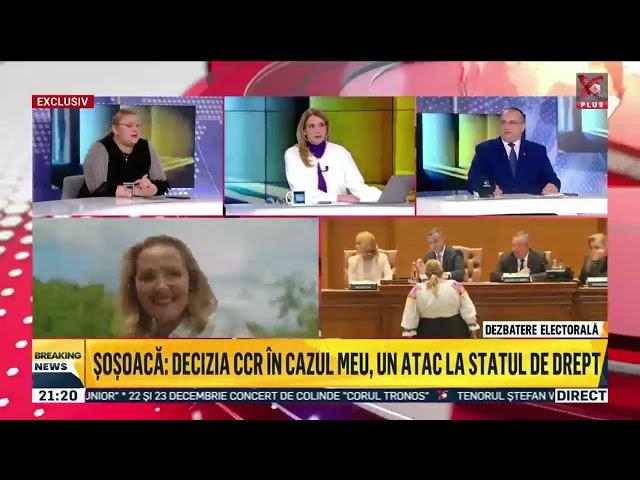 Diana Sosoaca se certa in direct cu Terhesi la Realitatea TV - PARTEA 1