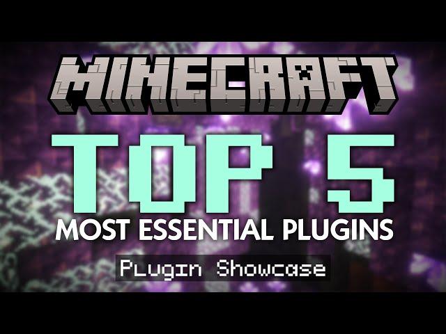 Top 5 MOST Essential Minecraft Plugins (1.20+)