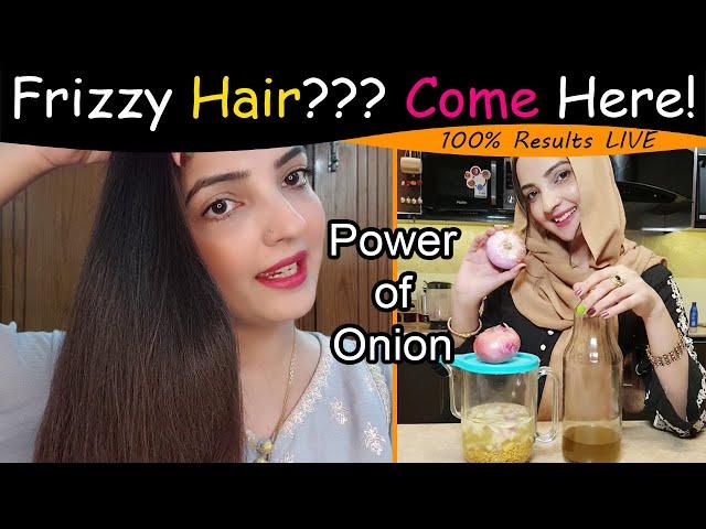 OMG  Power of Onion Hair Keratin to Cure Damaged Frizzy Hair & Gel Smooth Silky Hair