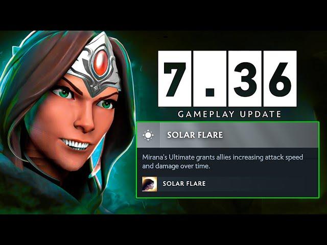 Mirana Carry 7.36 Patch Facets : Solar Flare Insane Damage Right Click Immortal 10K MMR