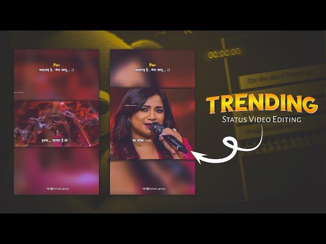 Trending status video  editing in Alightmotion app | status video editing