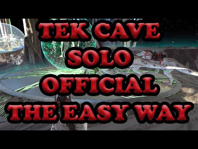 ARK ISLAND TEK CAVE/ SOLO/ OFFICIAL PVE/ THE EASY WAY 2021