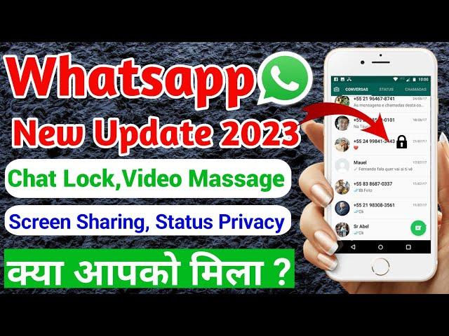 Whatsapp New Update  2023,Whatsapp New Features,#whatsapptricks #whatsappnewupdate #digitechshailesh