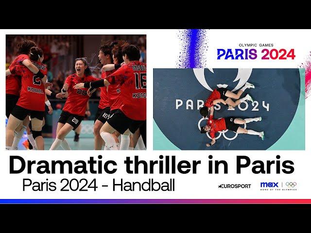 INCREDIBLE HANDBALL DRAMA as Germany vs South Korea goes DOWN TO THE WIRE  | Paris Olympics 2024