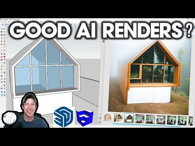 SketchUp Renderings with Veras AI - ARE THEY GOOD?