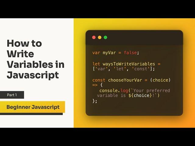 How to Declare Variables in Javascript